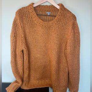 Charlotte Russe large loop sweater  size Medium  Burnt Orange